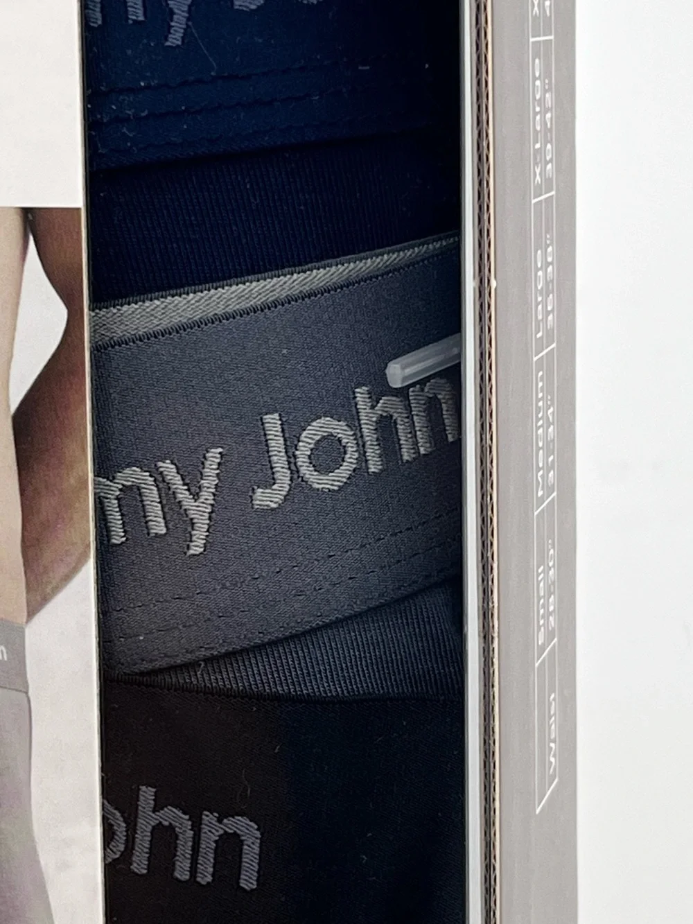 Tommy John Luxe Modal 3-Pack Boxer Briefs - Blue, Gray, Black Men’s Size Small
